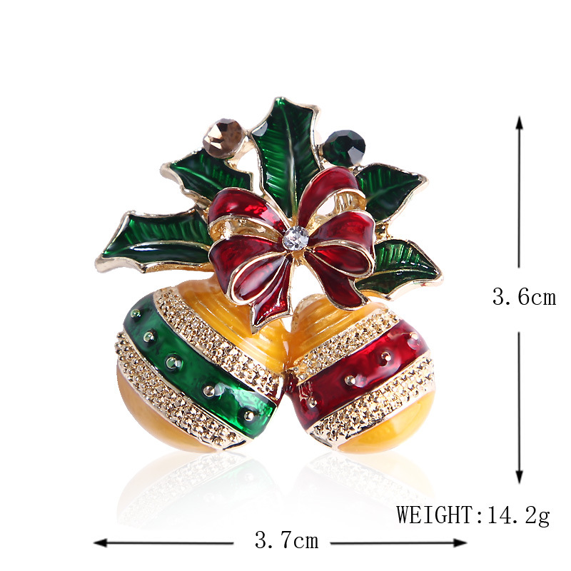 Lanhao Korean fashion cartoon simple oil drop Christmas gift honey candy brooch pin clothing pin accessories_voghion.com