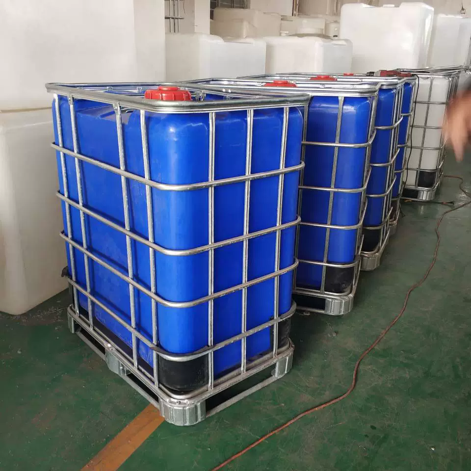 Утолщенный набор 500LIBC Упаковочная бочка Тонная бочка Химическая бочка Полутонная бочка 0,5-тонная дизельная бочка Устойчивая к кислотам и щелочам бочка для мочевины