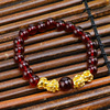 New imitation gold garnet bracelet 3D hard gold online shop Kuaishou Douyin live drainage drainage small gift gift
