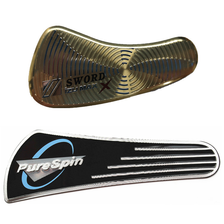 丝印铝标签定 制五金冲压铭牌定 做金属标牌 高尔夫丝印冲压铭板