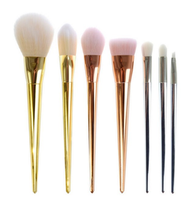 7 Set Diamond Face Powder Eye Shadow Beauty Makeup Brush Tools display picture 3