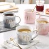 Marble high quality coffee ceramics for beloved, Amazon