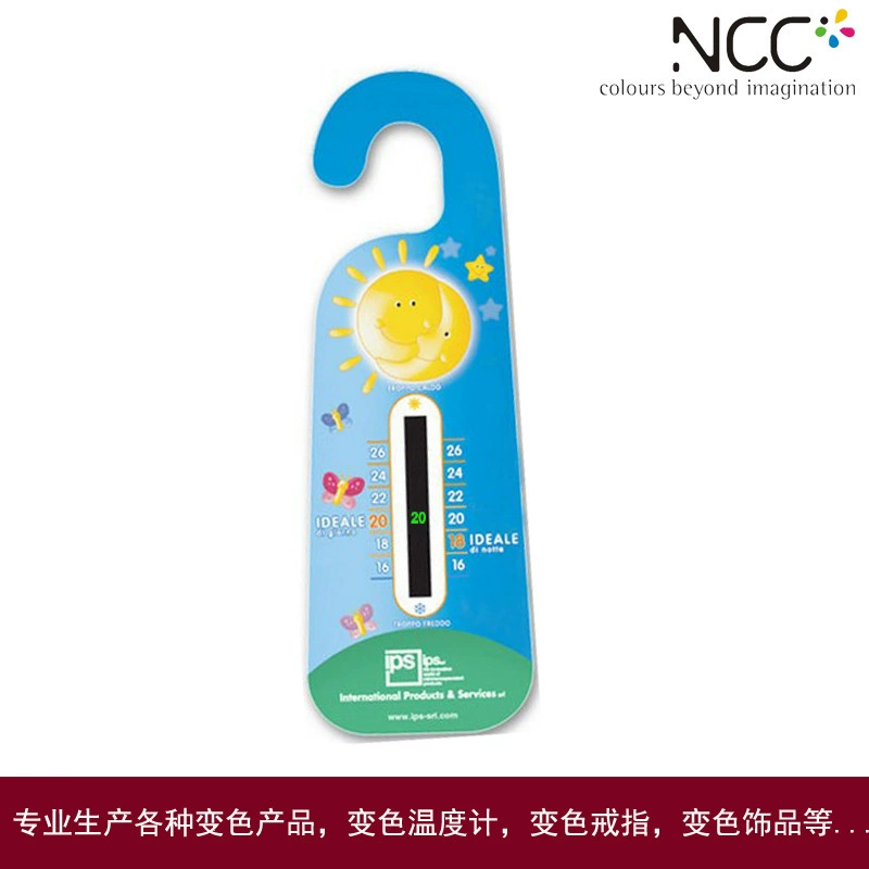 Специализирующ в продукции крытого термометра стикера холодильника карты цветовой температуры жидкостного кристалла