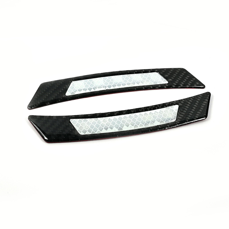 WRC carbon fiber door anti-collision rubber strip anti-scratch strip anti-scratch strip practical 4-piece anti-collision sticker