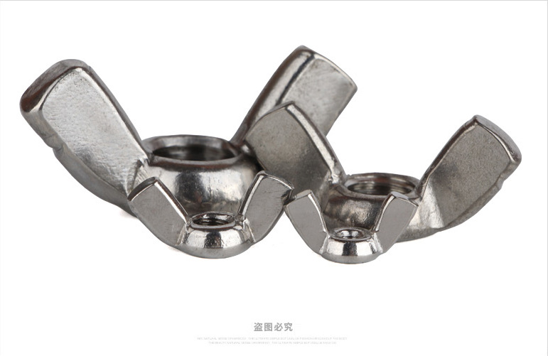 GB62不锈钢304蝶型螺母/元宝螺帽/羊角螺母/蝶形螺母 M3-M12