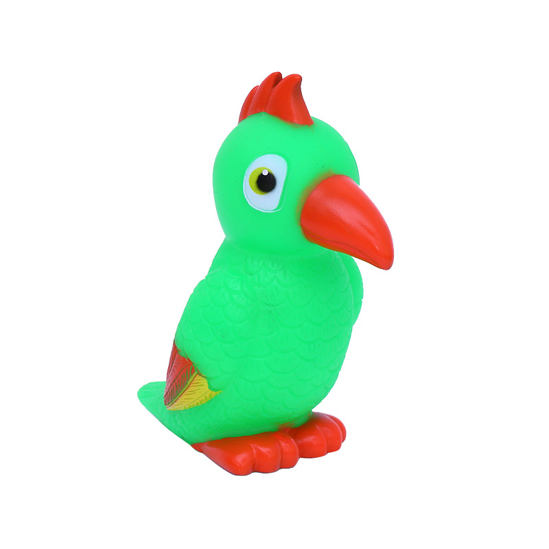 Nueva mascota perro de juguete de vinilo de sonido de juguete de forma animal pájaro carpintero fábrica en stock al por mayor transfronteriza suministro directo
