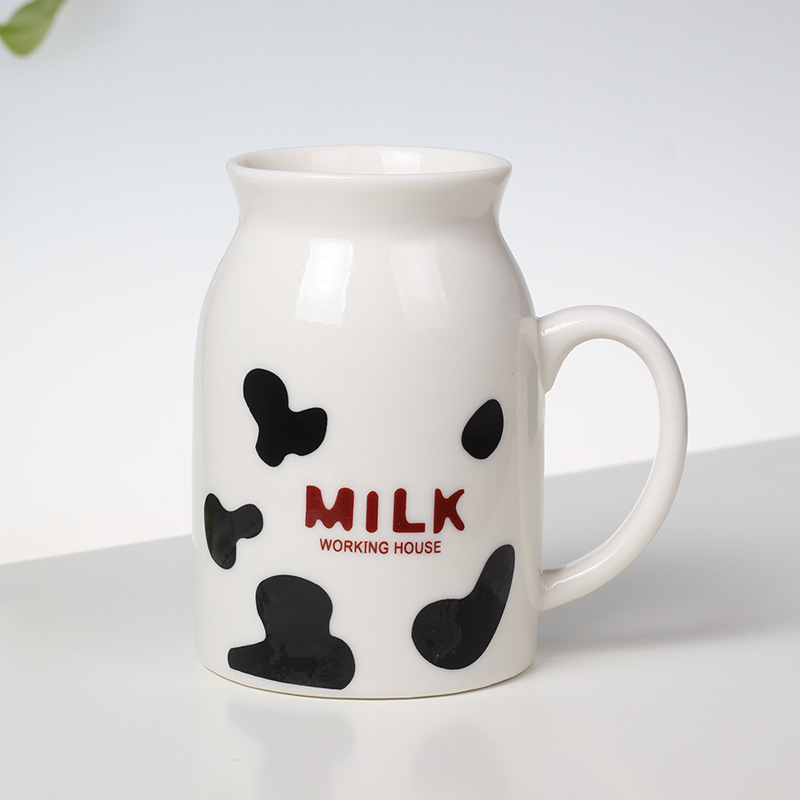 生产镁质强化瓷高端牛奶杯可以加印LOGO
