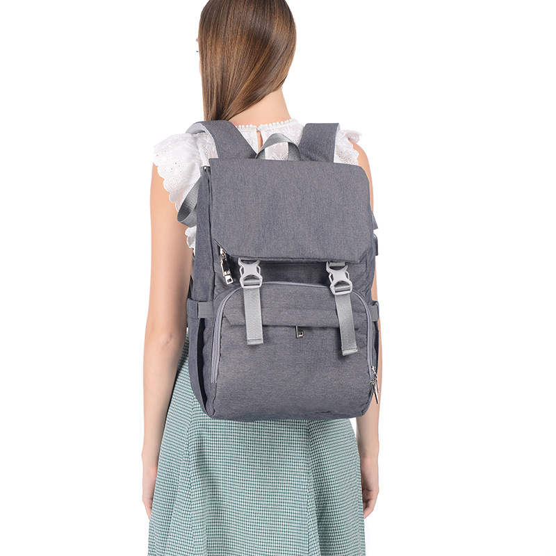 跨境新款母嬰包多功能手提媽咪包大容量防水雙肩包休閑母嬰收納包