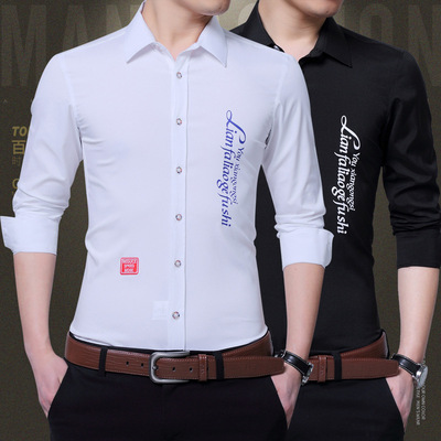 shirt Men's Casual 2019 Selling new pattern Autumn formal wear business affairs men's wear On behalf of Shirts