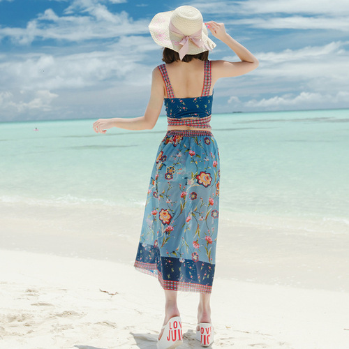 New Couple Swimwear Set from Korea, 3-Piece Conservative, Water Park, Hot Spring, Beach Honeymoon Couple's Outfit