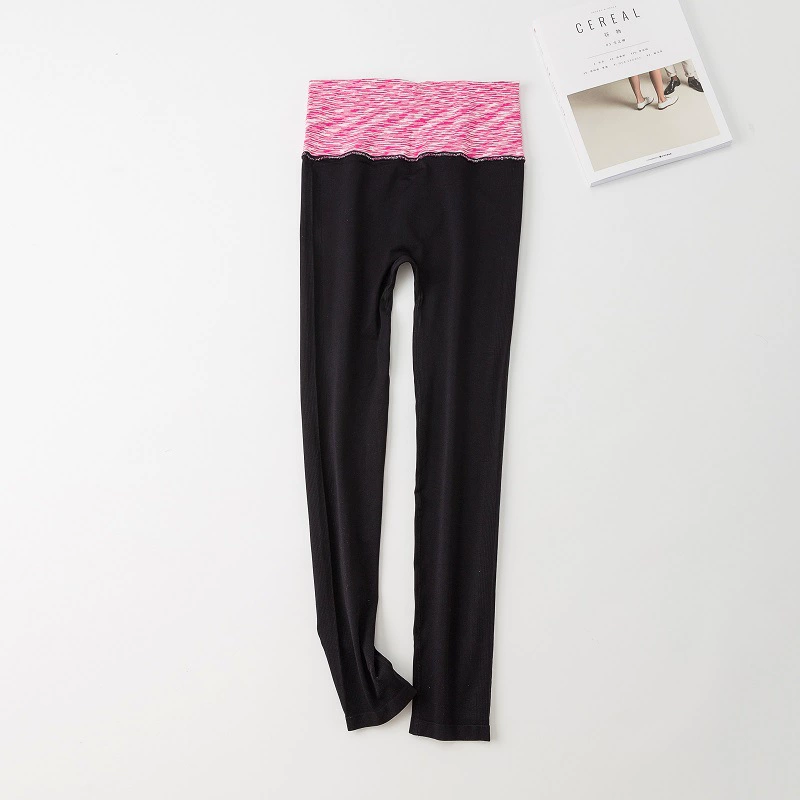 A242 Clearance Women's Sports Yoga Pants Segment Dyed Waist Hem Moisture Wicking Quick Drying