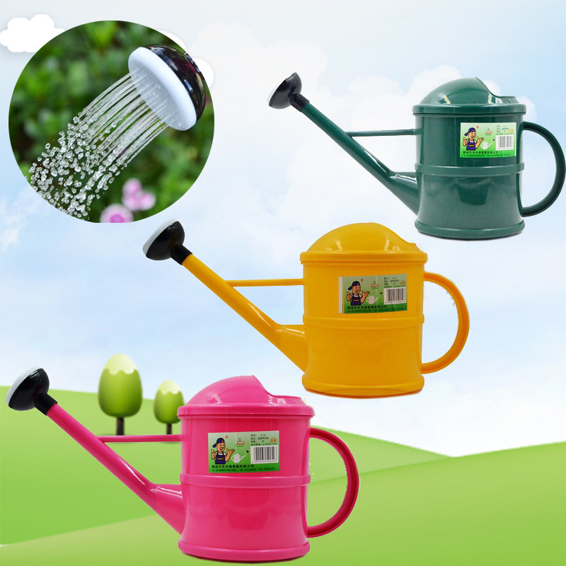 园艺工具多肉植物花卉糖果色长嘴喷水壶大塑料洒水壶浇花花洒1.5L