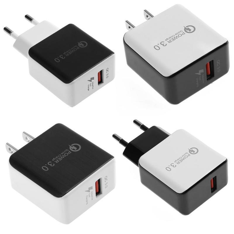 direct deal QC3.0 wire drawing Charger apply Android mobile phone intelligence Fast charging 18W Quick charging