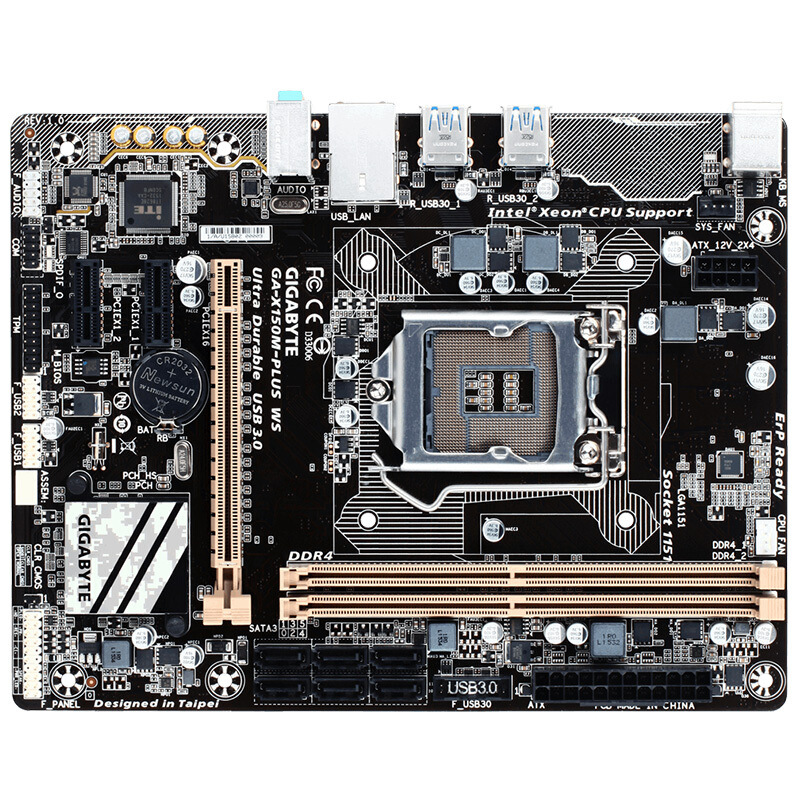 适用于台式机 技嘉（GIGABYTE）X150M-PLUS WS 主板 (非全新)