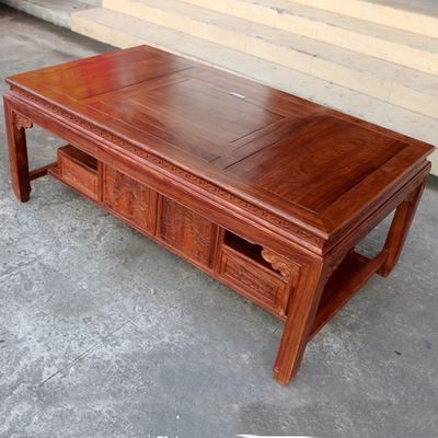 Rosewood a living room tea table Chinese style sofa Mahogany furniture To fake something antique solid wood Tea Service Hedgehog red sandalwood tea table