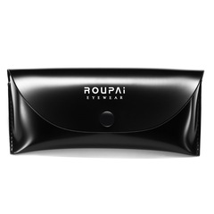[ROUPAI Exquisite New Packaging] Brand Packaging 4-Piece Glasses Leather Case Set