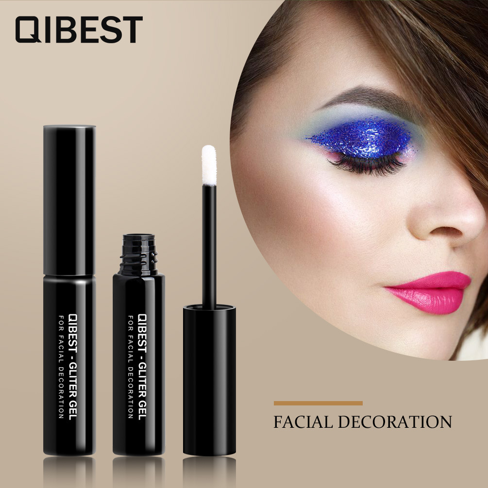 carina QIBEST Color Makeup High Glitter Powder Natural eye shadow Nail Golden Onion Glue Quick Drying_voghion.com