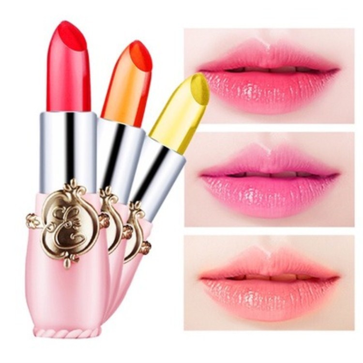 mellesh温变果冻口红不易掉色防水持久不沾杯保湿变色润唇膏咬唇|ms