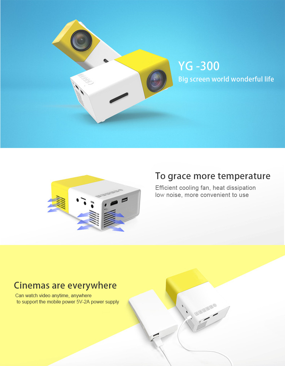 YG300 projector  (7)