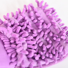 居家日用百货超细纤维单面加厚雪尼尔擦车手套洗车工具 清洁抹布