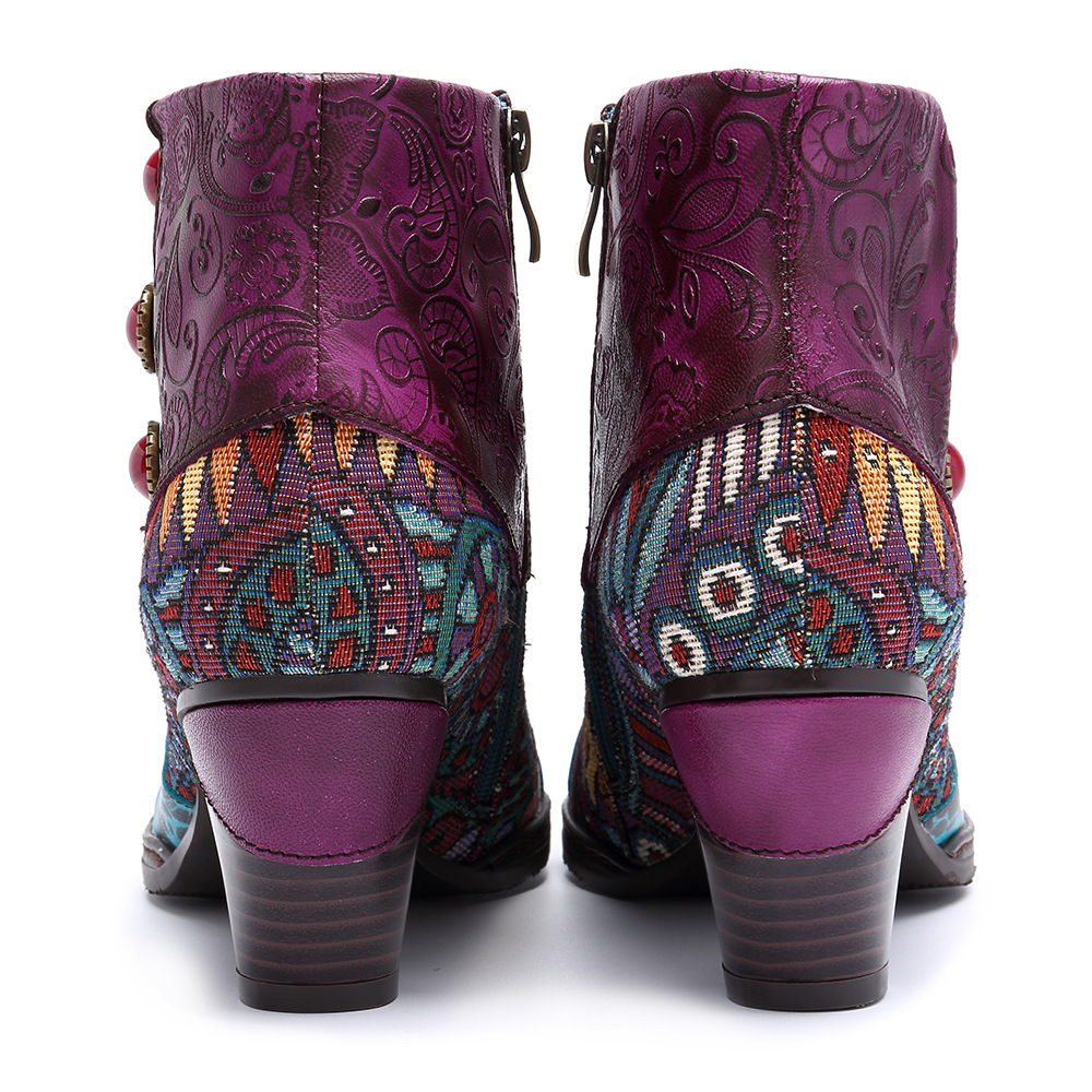 Bottes femme en En cuir - Ref 3354695 Image 10