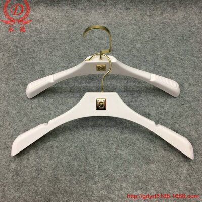 永德 时尚纯白天鹅绒植绒挂衣架 衣服挂无痕防滑婚纱礼服大衣专用|ms