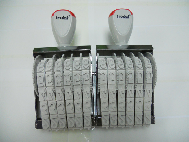 ��Ʒ׿��15156Gӡ�� �ָ�15MM 6λ����ӡ�� Trodat �ɵ�������