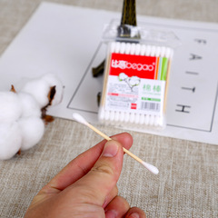 Bigao manufacturer wholesale cotton swabs 50 bags of cosmetic cotton swabs disposable supplies double-ended ear cleaning tampons