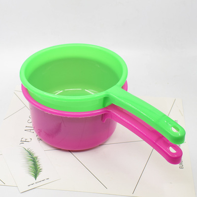 T彩色塑料水瓢 水勺义乌一元店漂流2元店日用百货批发配货中心|ru