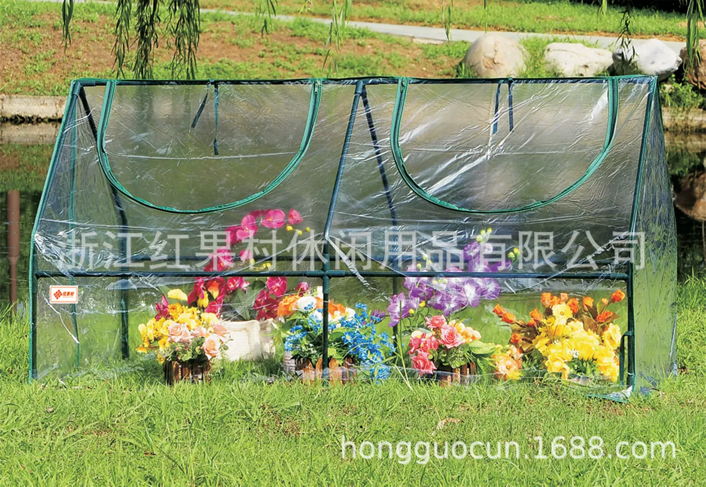 厂家直销，迷你隧道型PVC花房，温室