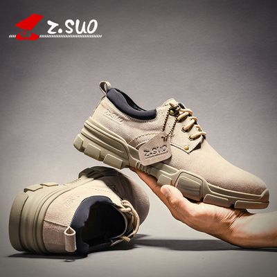 2019春季男士工装真皮韩版百搭皮鞋休闲男低马丁潮鞋英伦鞋子板鞋|ru