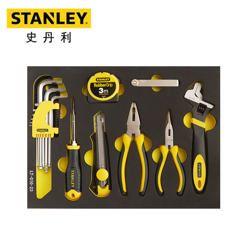 STANLEY/史丹利 21件套紧固夹持测量工具托尺子扳手刀 LT-016-23