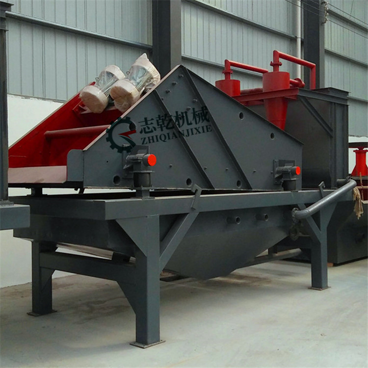 细沙回收机 志乾尾矿干排脱水筛 供应石英砂长石聚氨酯振动脱水筛