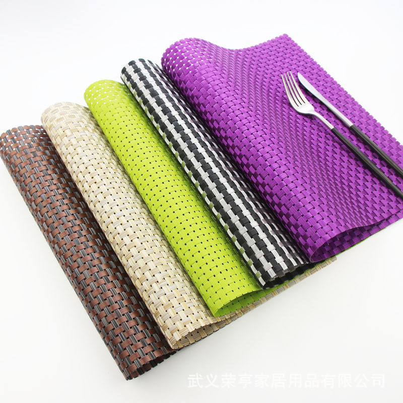 欧美式西餐垫酒店特斯林pvc防滑隔热垫防水垫餐桌垫杯垫厂家直销