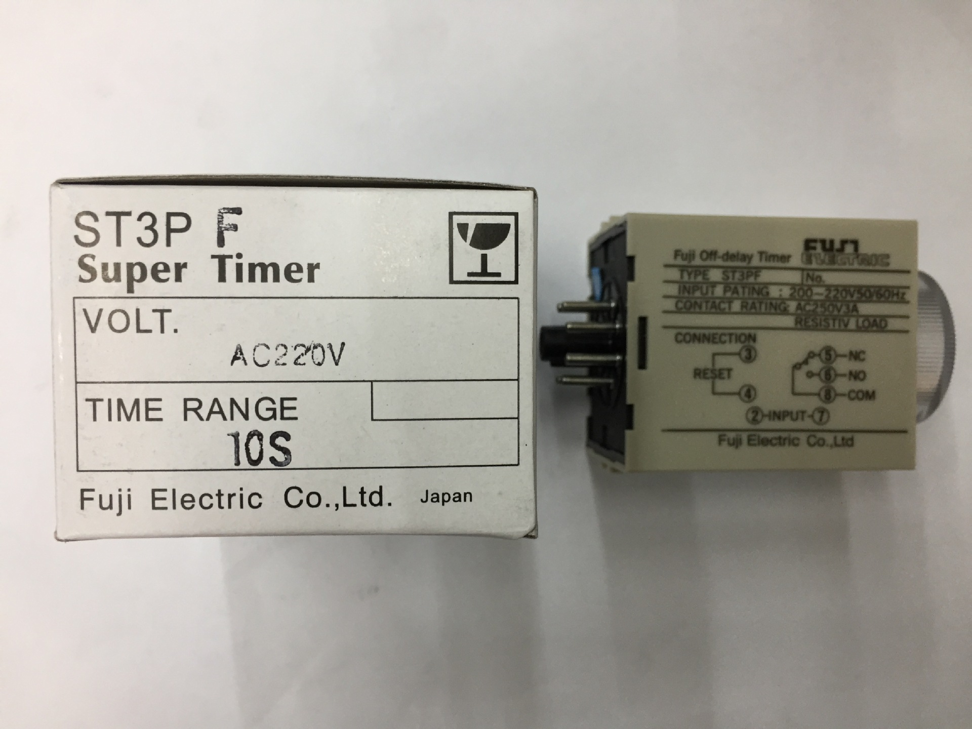 原装正品ST3PF 10S AC220V 富士断电延时时间继电器-阿里巴巴