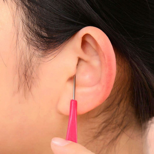 Imitation stainless steel ear pick with keyhole, practical alloy ear pick, ear cleaner, small gift, metal ear pick