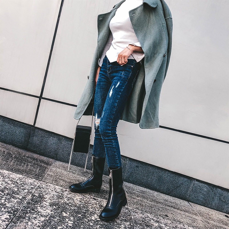 Bottes femme en En cuir - Ref 3354714 Image 3