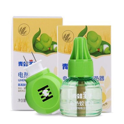 青蛙王子电热蚊香液1瓶+1个加热器组合装 宝宝婴儿孕妇无味驱蚊|ru