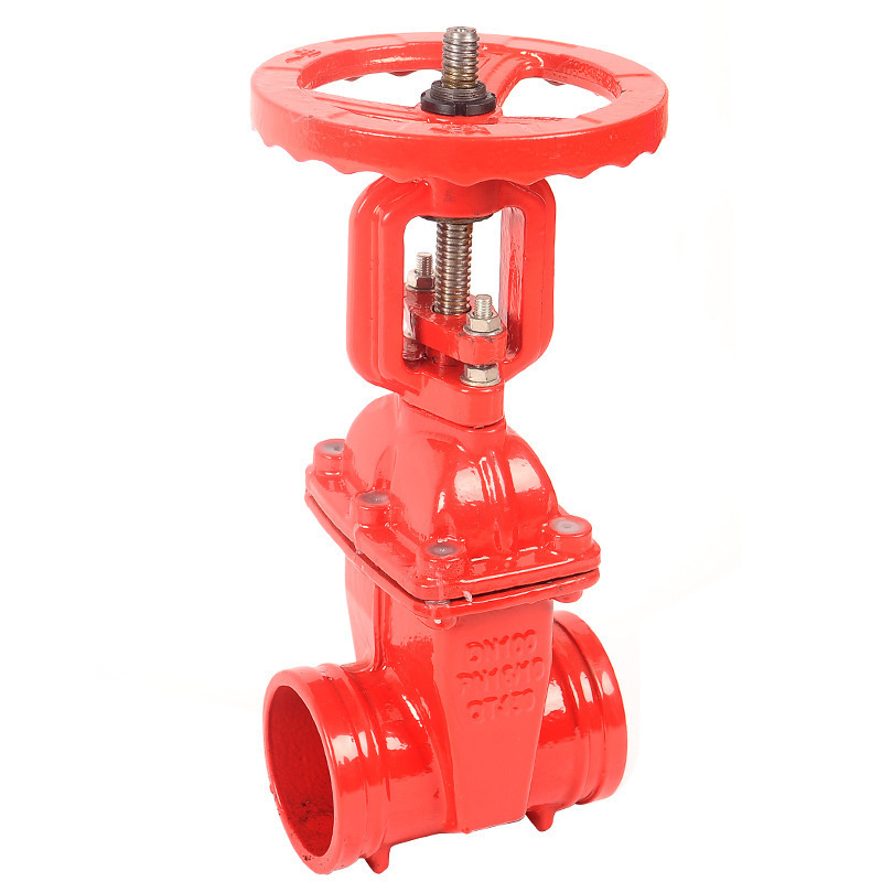 闽山  Z85X 沟槽式消防信号闸阀软密封明杆消防器材球墨铸铁阀门