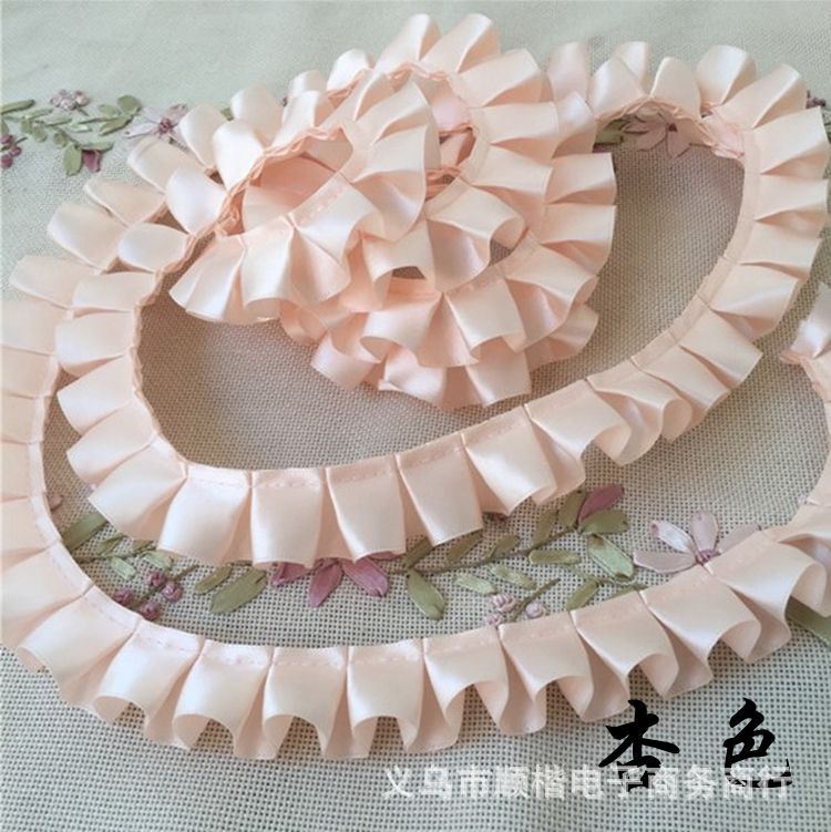 2、5cm リボン、ウェビング、レース、割引、プリーツレース、衣料品アクセサリー、カーテン、枕、おもちゃ、レース 30m