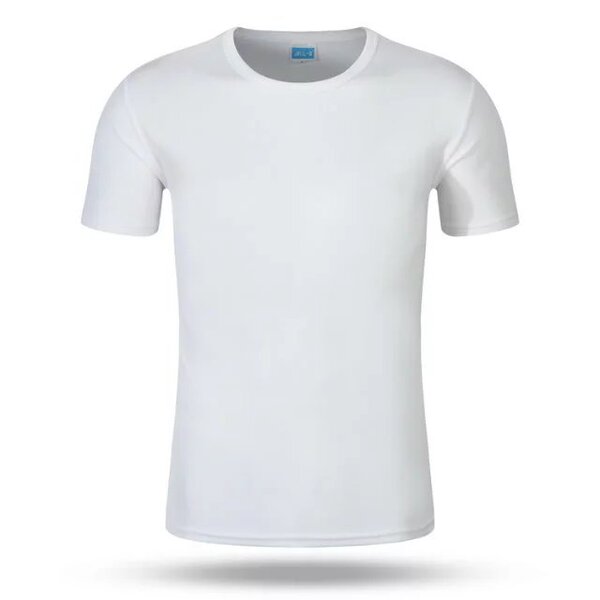 Sports breathable summer T-shirt with a round collar for gym for…