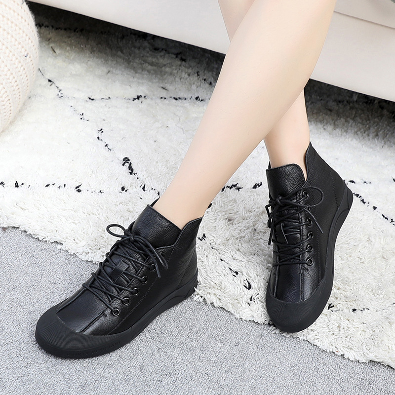 Bottes femme en En cuir - Ref 3354792 Image 3