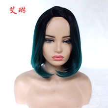 ȫ����ͷ�� ���к�ɫ��������ɫб��BOBOֱ�����˸���˿�ٷ�