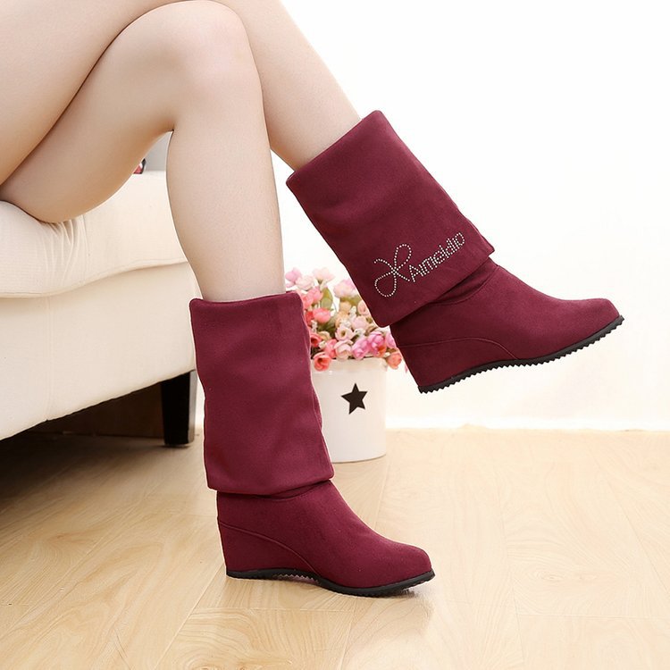 Bottes femme en Daim - Ref 3355238 Image 41