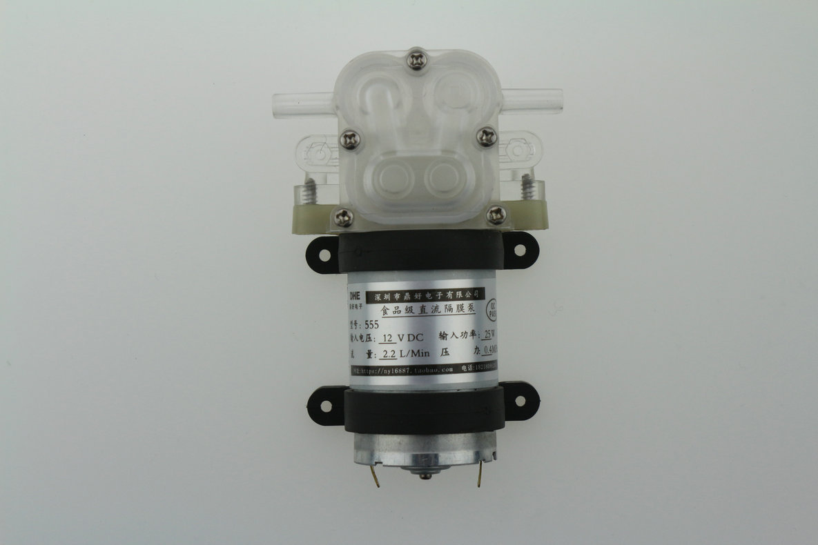 食品级隔膜泵 12V微型隔膜泵制氢机水泵奶茶机果汁机可乐机水泵