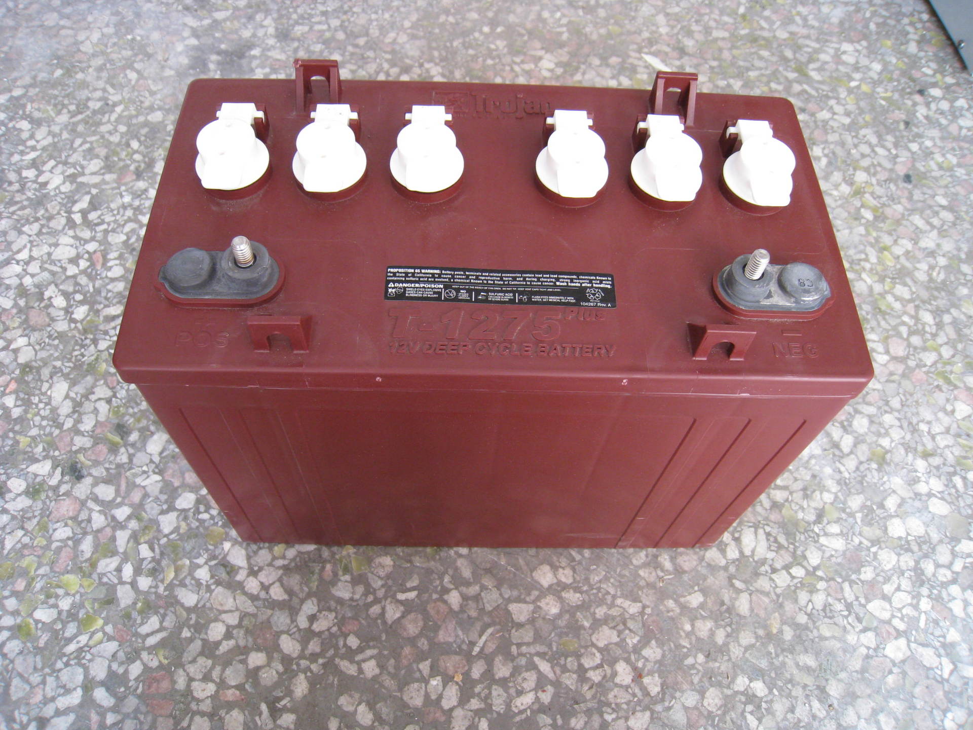 TROJAN球车电池T-105  T-1275飞马电池