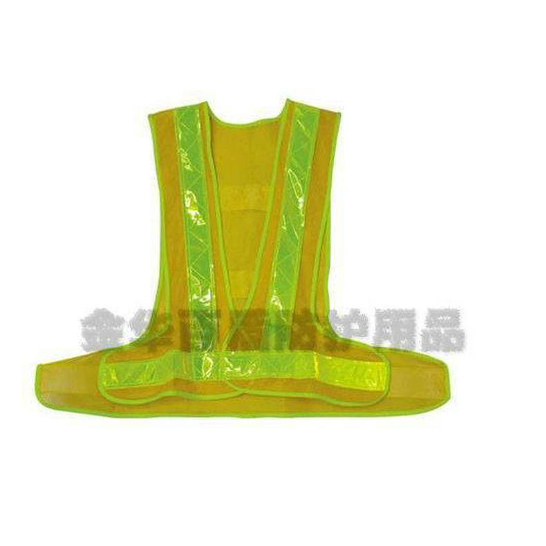 厂家直销V形网布反光马甲 环卫服反光衣 V型反光背心