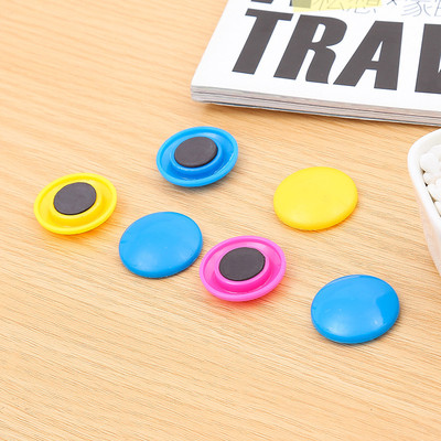colour Magnetic attraction Stone Magnet teaching to work in an office Whiteboard Magnetic clasp Whiteboard Magnetic nail Magnetic particles circular 30mm Magnetic patch