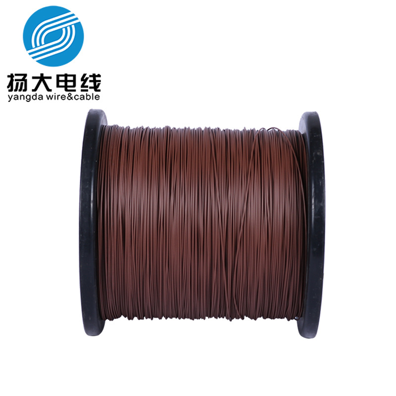 厂家货源批发定制 32-18AWG UL1330耐高极细镀锡铜线铁氟龙电子线