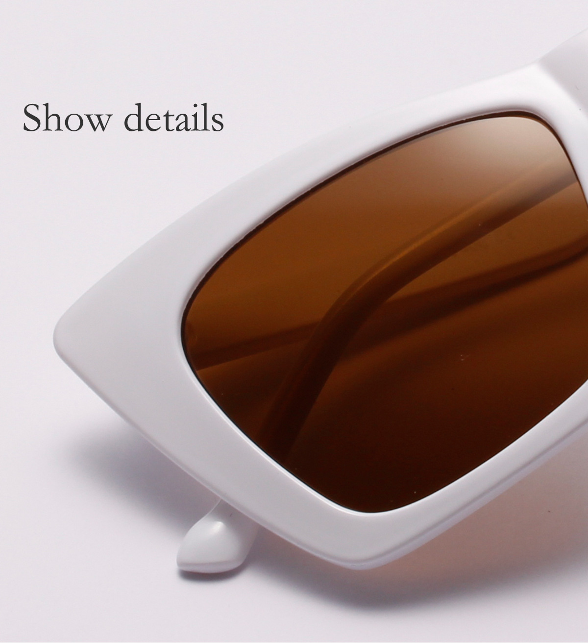 Square Dazzling Color Transparent Ocean Lens Popular Sunglasses Wholesale Nihaojewelry display picture 3